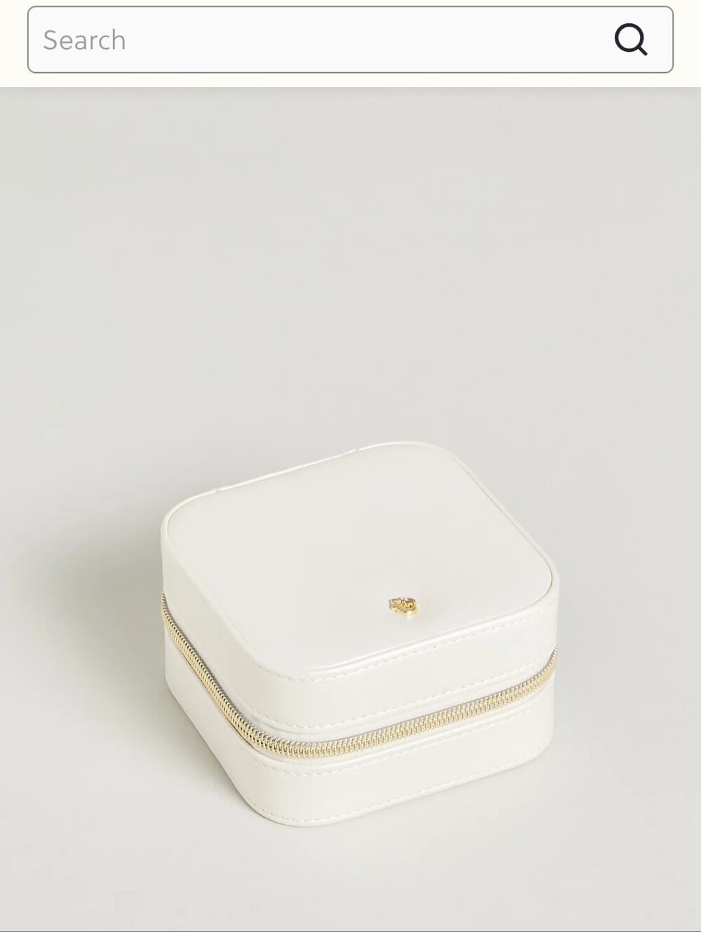 Spartina 449 Pearl Jewelry Case with Gold Hardware